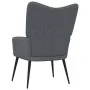 Relax armchair with dark gray fabric footstool by vidaXL, Armchairs - Ref: Foro24-327953, Price: 122,11 €, Discount: %