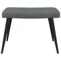 Relax armchair with dark gray fabric footstool by vidaXL, Armchairs - Ref: Foro24-327953, Price: 122,11 €, Discount: %