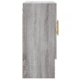 Armario de pared madera de ingeniería gris Sonoma 60x31x70 cm