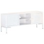 Massives Mangoholz TV-Möbel in Weiß 115x30x46 cm von vidaXL, TV-Möbel - Ref: Foro24-323580, Preis: 106,64 €, Rabatt: %
