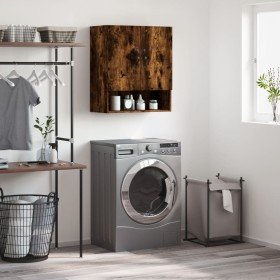 Armario de pared madera de ingeniería roble ahumado 60x31x70 cm Armario de pared madera de ingeniería roble ahumado 60x31x70 cm