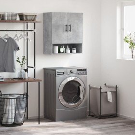 Armario de pared madera de ingeniería gris hormigón 60x31x70 cm Armario de pared madera de ingeniería gris hormigón 60x31x70 cm