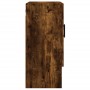 Armario de pared madera de ingeniería roble ahumado 60x31x70 cm