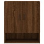 Armario de pared madera de ingeniería marrón roble 60x31x70 cm