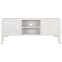 Massives Mangoholz TV-Möbel in Weiß 115x30x46 cm von vidaXL, TV-Möbel - Ref: Foro24-323580, Preis: 106,64 €, Rabatt: %