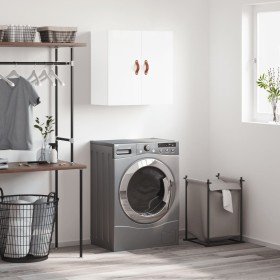 Armario de pared madera de ingeniería blanco brillo 60x31x60 cm en Taquillas y armarios de almacenamiento | Comprar online en Fo