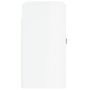 Armario de pared madera de ingeniería blanco brillo 60x31x60 cm