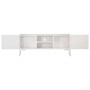 Massives Mangoholz TV-Möbel in Weiß 115x30x46 cm von vidaXL, TV-Möbel - Ref: Foro24-323580, Preis: 106,64 €, Rabatt: %