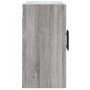 Armario de pared madera de ingeniería gris Sonoma 60x31x60 cm