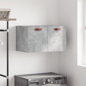 Armario de pared madera ingeniería gris hormigón 60x36,5x35 cm Armario de pared madera ingeniería gris hormigón 60x36,5x35 cm