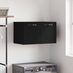 Armario de pared madera de ingeniería negro 60x36,5x35 cm Armario de pared madera de ingeniería negro 60x36,5x35 cm
