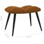 Brown velvet relaxation chair with footrest by vidaXL, Armchairs - Ref: Foro24-328092, Price: 146,12 €, Discount: %