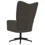 Sillón de relax de terciopelo gris oscuro de vidaXL, Sillones - Ref: Foro24-328096, Precio: 141,11 €, Descuento: %
