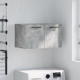 Armario de pared madera ingeniería gris hormigón 60x36,5x35 cm Armario de pared madera ingeniería gris hormigón 60x36,5x35 cm