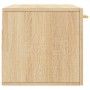 Armario de pared madera ingeniería roble Sonoma 80x36,5x35 cm