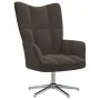 Relaxation chair with dark gray velvet stool by vidaXL, Armchairs - Ref: Foro24-328129, Price: 152,08 €, Discount: %