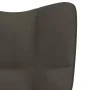 Relaxation chair with dark gray velvet stool by vidaXL, Armchairs - Ref: Foro24-328129, Price: 152,08 €, Discount: %