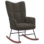 Dunkelgrauer Schaukelstuhl aus Samt von vidaXL, Schaukelstühle - Ref: Foro24-328140, Preis: 119,94 €, Rabatt: %