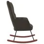 Dark Gray Velvet Rocking Chair by vidaXL, Rocking chairs - Ref: Foro24-328140, Price: 119,73 €, Discount: %