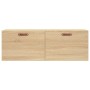 Armario de pared madera ingeniería roble Sonoma 100x36,5x35 cm