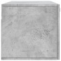 Armario de pared madera ingeniería gris hormigón 100x36,5x35 cm