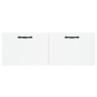 Armario de pared madera de ingeniería blanco 100x36,5x35 cm