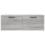 Armario de pared madera ingeniería gris Sonoma 100x36,5x35 cm