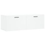 Armario de pared madera de ingeniería blanco 100x36,5x35 cm