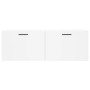 Armario de pared madera de ingeniería blanco 100x36,5x35 cm