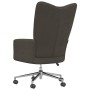 Silla de relajación de terciopelo gris oscuro de vidaXL, Sillones - Ref: Foro24-328162, Precio: 111,15 €, Descuento: %