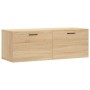 Armario de pared madera ingeniería roble Sonoma 100x36,5x35 cm