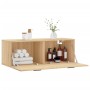 Armario de pared madera ingeniería roble Sonoma 100x36,5x35 cm