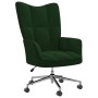Dunkelgrüner Samt-Entspannungsstuhl von vidaXL, Sessel - Ref: Foro24-328163, Preis: 112,25 €, Rabatt: %