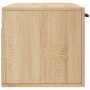Armario de pared madera ingeniería roble Sonoma 100x36,5x35 cm