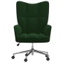Dunkelgrüner Samt-Entspannungsstuhl von vidaXL, Sessel - Ref: Foro24-328163, Preis: 112,25 €, Rabatt: %