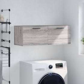 Armario de pared madera ingeniería gris Sonoma 100x36,5x35 cm Armario de pared madera ingeniería gris Sonoma 100x36,5x35 cm
