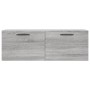 Armario de pared madera ingeniería gris Sonoma 100x36,5x35 cm