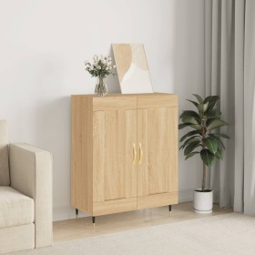 Aparador de madera de ingeniería roble Sonoma 69,5x34x90 cm Aparador de madera de ingeniería roble Sonoma 69,5x34x90 cm
