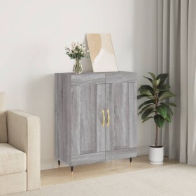 Aparador de madera de ingeniería gris Sonoma 69,5x34x90 cm Aparador de madera de ingeniería gris Sonoma 69,5x34x90 cm