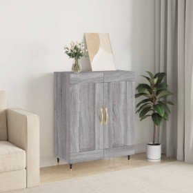 Aparador de madera de ingeniería gris Sonoma 69,5x34x90 cm Aparador de madera de ingeniería gris Sonoma 69,5x34x90 cm