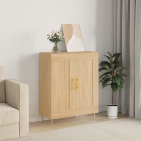 Aparador de madera de ingeniería roble Sonoma 69,5x34x90 cm Aparador de madera de ingeniería roble Sonoma 69,5x34x90 cm