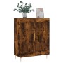 Aparador de madera de ingeniería roble ahumado 69,5x34x90 cm