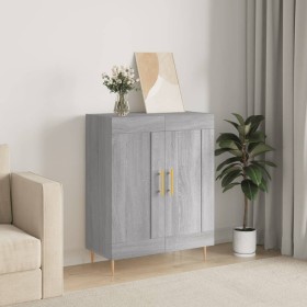 Aparador de madera de ingeniería gris Sonoma 69,5x34x90 cm Aparador de madera de ingeniería gris Sonoma 69,5x34x90 cm