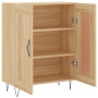 Aparador de madera de ingeniería roble Sonoma 69,5x34x90 cm