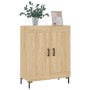 Aparador de madera de ingeniería roble Sonoma 69,5x34x90 cm