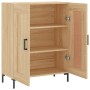 Aparador de madera de ingeniería roble Sonoma 69,5x34x90 cm