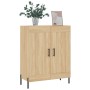 Aparador de madera de ingeniería roble Sonoma 69,5x34x90 cm