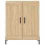 Aparador de madera de ingeniería roble Sonoma 69,5x34x90 cm