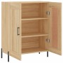 Aparador de madera de ingeniería roble Sonoma 69,5x34x90 cm