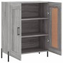 Aparador de madera de ingeniería gris Sonoma 69,5x34x90 cm